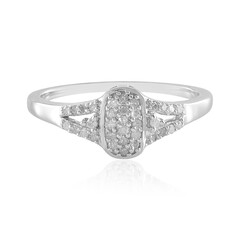 Anello in argento con Diamante I2 (I)