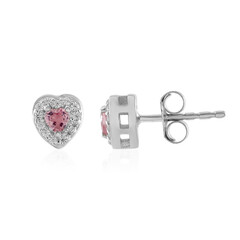 Orecchini in argento con Tormalina Rosa Nigeriana