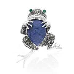 Ciondolo in argento con Dumortierite