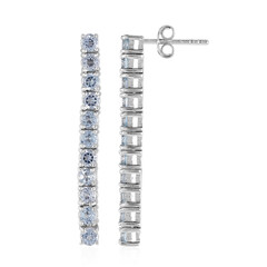 Orecchini in argento con Topazio Blu Cielo