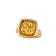 Anello in argento con Ambra Baltica Cognac (dagen)