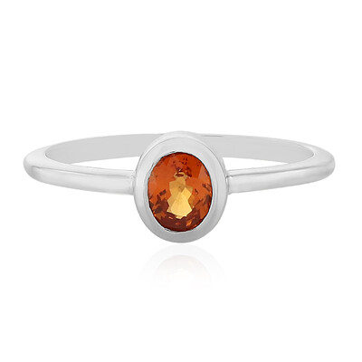 Anello in argento con Zaffiro Tramonto
