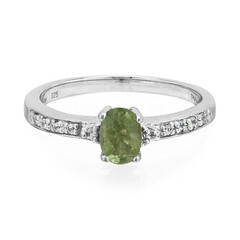 Anello in argento con Tormalina Paraíba