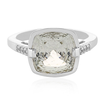 Anello in argento con Topazio Bianco Reale (PHANTASIA)