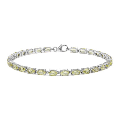 Bracciale in argento con Citrino Limone