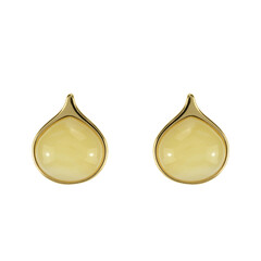Orecchini in argento con Ambra Baltica
