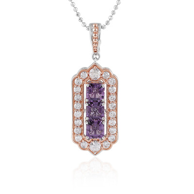 Collana in argento con Ametista (Dallas Prince Designs)