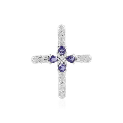 Ciondolo in argento con Iolite