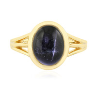 Anello in argento con Diopside Stellato d'India