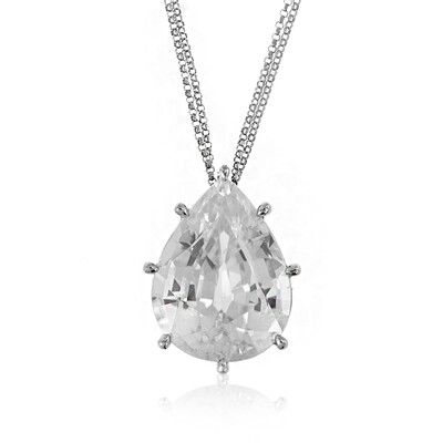 Collana in platino con Zircone Preah Vihear (de Melo)