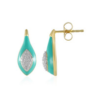 Orecchini in argento con Diamante I3 (J)