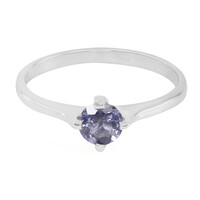 Anello in argento con Quarzo Mirtillo