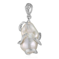 Ciondolo in argento con Perla di Acqua Dolce (TPC)