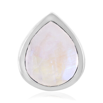 Ciondolo in argento con Pietra di Luna Arcobaleno (MONOSONO COLLECTION)