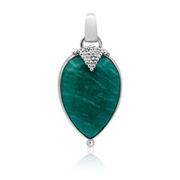 Ciondolo in argento con Amazzonite