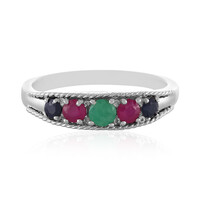 Anello in argento con Smeraldo Socoto