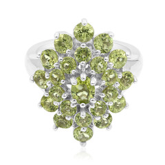 Anello in argento con Peridoto