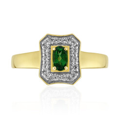 Anello in oro con Tsavorite AAA del Kenia