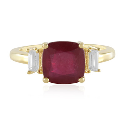 Anello in argento con Rubino del Madagascar