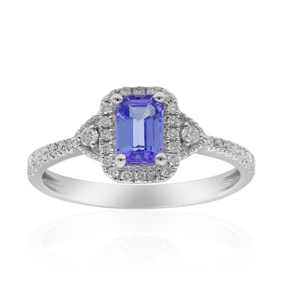 Anello in oro con Tanzanite AAA