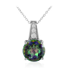 Collana in argento con Quarzo Mistico