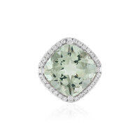 Ciondolo in argento con Ametista Verde