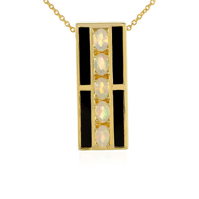 Collana in argento con Opale di Welo