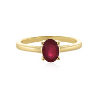 Anello in argento con Rubino del Madagascar