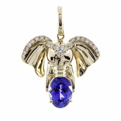 Ciondolo in oro con Tanzanite AAA (CIRARI)