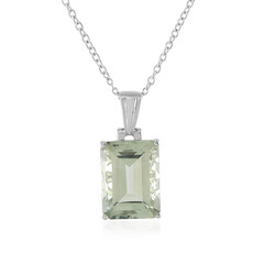 Collana in argento con Ametista Verde