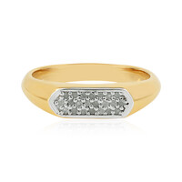 Anello in argento con Diamante PK (J)