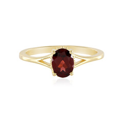 Anello in argento con Granato Mozambico
