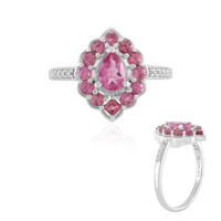 Anello in argento con Rubellite