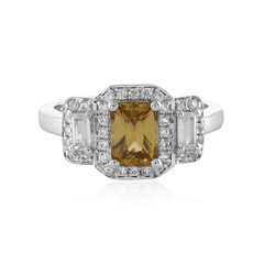 Anello in argento con Zircone Giallo