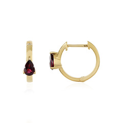 Orecchini in argento con Rodolite Lampone