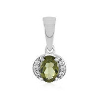Ciondolo in argento con Moldavite