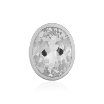 Ciondolo in argento con Quarzo Bianco (MONOSONO COLLECTION)