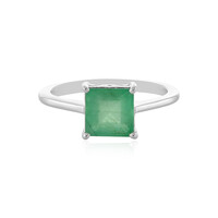 Anello in argento con Smeraldo Zambia