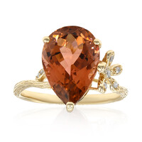 Anello in oro con Tormalina Neon del Congo (Smithsonian)