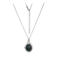 Collana in argento con Agata Muschiata