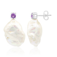 Orecchini in argento con Perla di Acqua Dolce (TPC)
