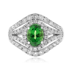Anello in oro con Tsavorite AAA (CIRARI)