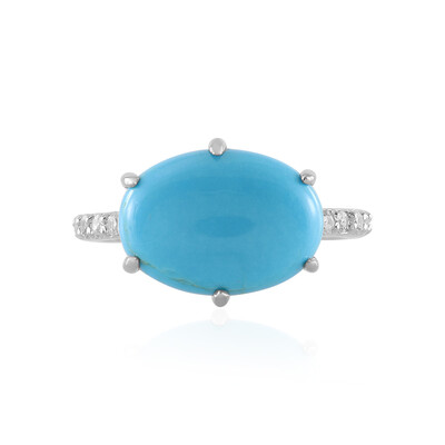 Anello in argento con Turchese Sleeping Beauty (Faszination Türkis)