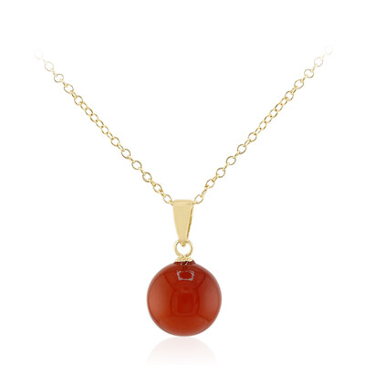 Collana in argento con Corniola