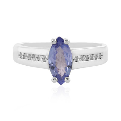 Anello in argento con Tanzanite