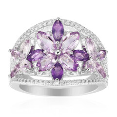 Anello in argento con Ametista