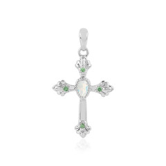 Ciondolo in argento con Opale di Welo