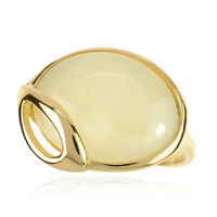 Anello in argento con Ambra Baltica