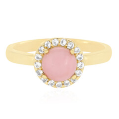 Anello in argento con Opale Rosa