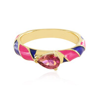 Anello in argento con Tormalina Rosa